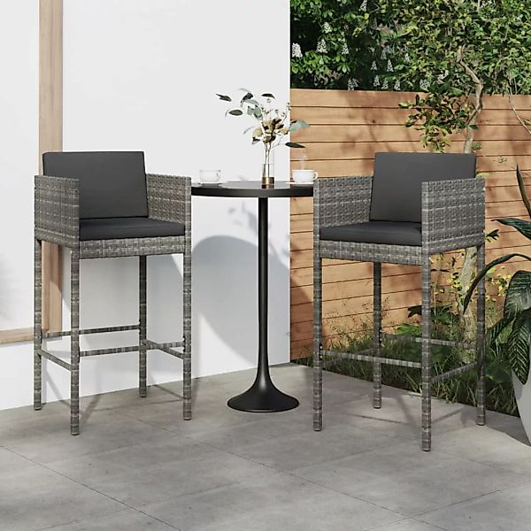 vidaXL Gartenstuhl Barhocker 2 Stk. mit günstig online kaufen