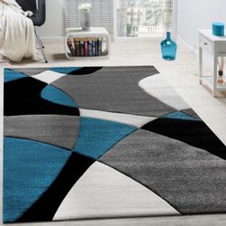 Paco Home Teppich "Diamond 664" rechteckig 18 mm Höhe 3D-Design, Kurzflor, günstig online kaufen