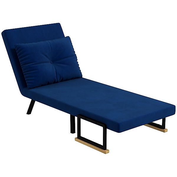 HOMCOM Schlafsofa mit 5-fach verstellbarer Rückenlehne, Faltbares Schlafsof günstig online kaufen