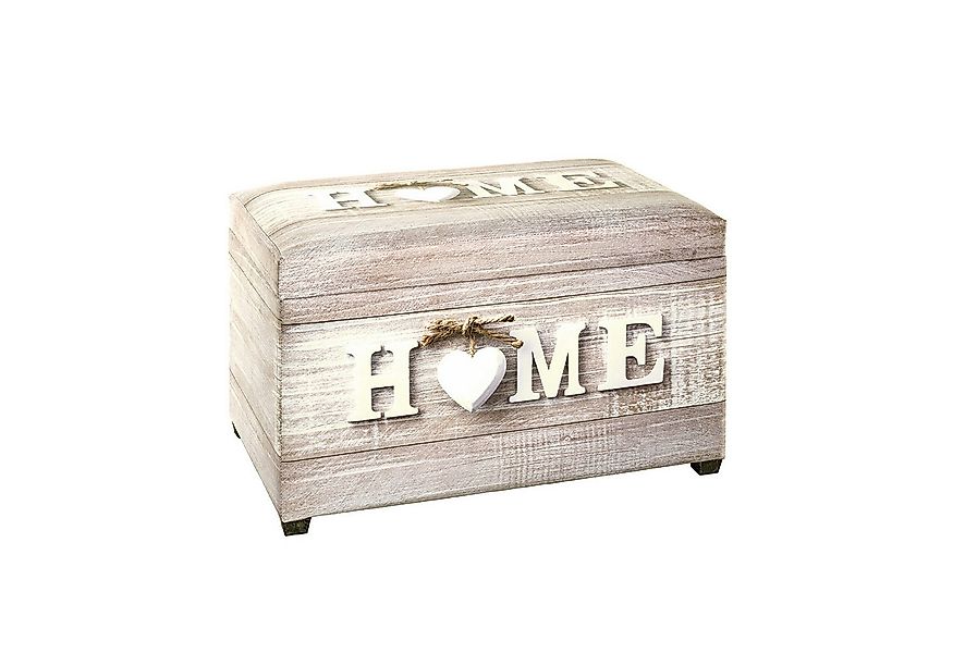 HAKU Sitztruhe Truhe - Motiv Kunstleder, MDF - H. 42cm x B. 58cm - Sitzbank günstig online kaufen