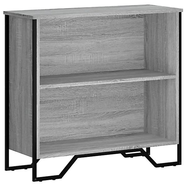 vidaXL Bücherregal Grau Sonoma 80x31x74,5 cm Holzwerkstoff 848622 günstig online kaufen