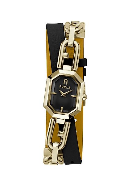 Furla Quarzuhr Furla octagonal, (1-tlg), Quarz-Analoguhr günstig online kaufen