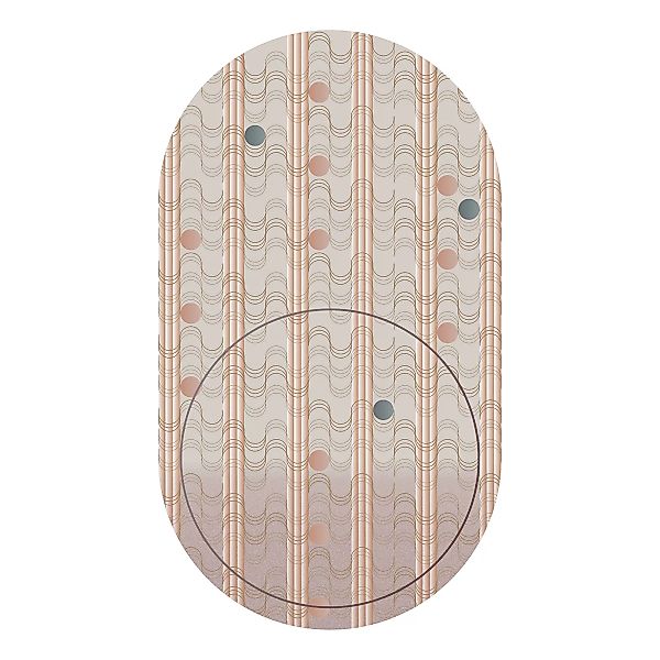 Moooi Carpets - Swell Sunstone Teppich - mehrfarben/LxB 350x200cm günstig online kaufen