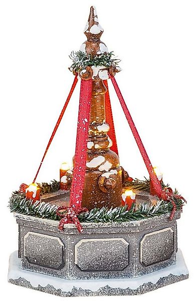 Hubrig Volkskunst GmbH Dekofigur Hubrig Volkskunst 'Winterkinder Stadtbrunn günstig online kaufen