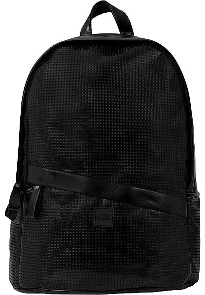 URBAN CLASSICS Rucksack "Unisex Perforated Synthetic Leather Backpack" günstig online kaufen