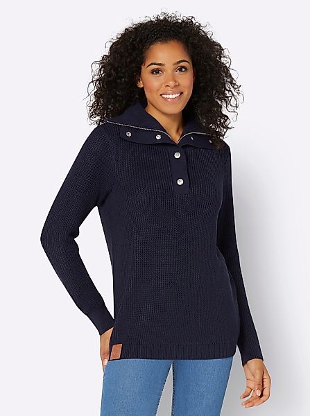 Witt Strickpullover Troyer-Pullover günstig online kaufen