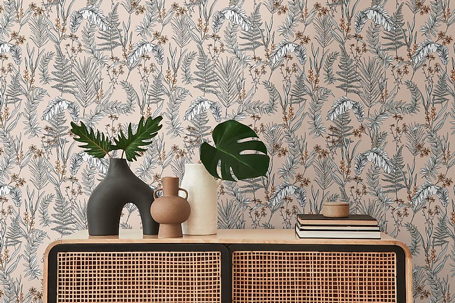 living walls Vliestapete Drawn Into Nature günstig online kaufen
