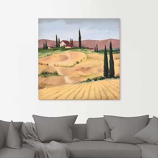 Artland Leinwandbild »Die toskanische Landschaft IV«, Bilder von Europa, (1 günstig online kaufen
