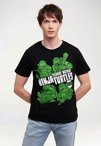 LOGOSHIRT T-Shirt Ninja Turtles - Turtle Power mit lizenziertem Print günstig online kaufen