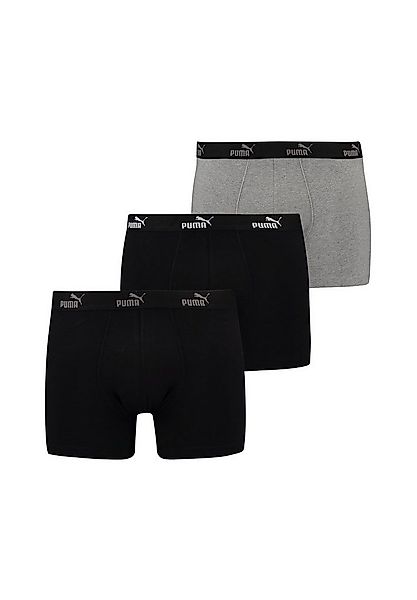PUMA Boxershorts PUMA PROMO SOLID Boxer 3P (Packung, 3-St., 3er-Pack) günstig online kaufen
