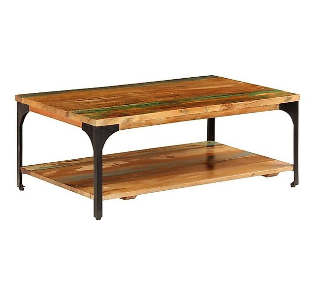 vidaXL Couchtisch Couchtisch mit Ablage 100x60x35 cm Altholz Massiv (1-St) günstig online kaufen