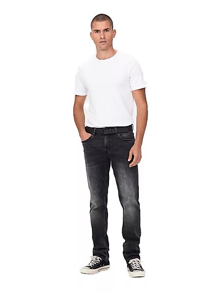 Only & Sons Herren Jeans ONSWEFT GREY TRUETEMP 3035 - Straight Fit - Grau - günstig online kaufen