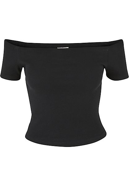 URBAN CLASSICS T-Shirt "Urban Classics Damen Ladies Organic Off Shoulder Ri günstig online kaufen