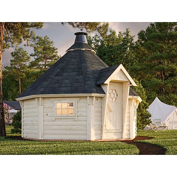 Palmako Grillkota Eva klar tauchgrundiert BxT: 379 cm x 379 cm günstig online kaufen