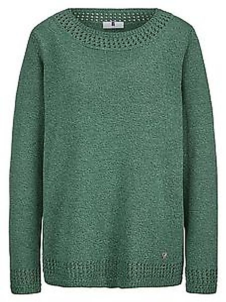 Rundhals-Pullover Anna Aura grün günstig online kaufen