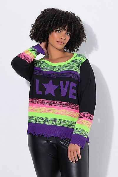 Angel of Style Strickpullover Pullover Straight Fit Farbverlauf destroyed S günstig online kaufen