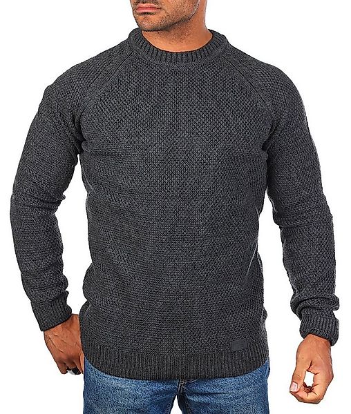 CARISMA Strickpullover Herren mittelgrob gestrickt einfarbig klassisch tren günstig online kaufen