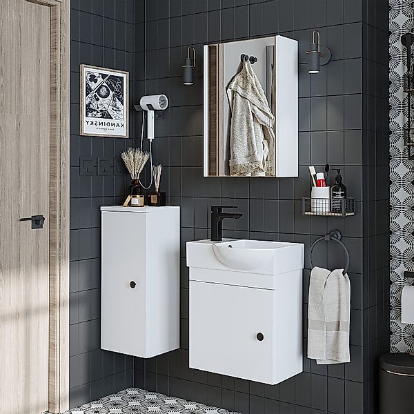 Roomart Badmöbel-Set PUNTO, (Unterschrank mit Waschbecken günstig online kaufen