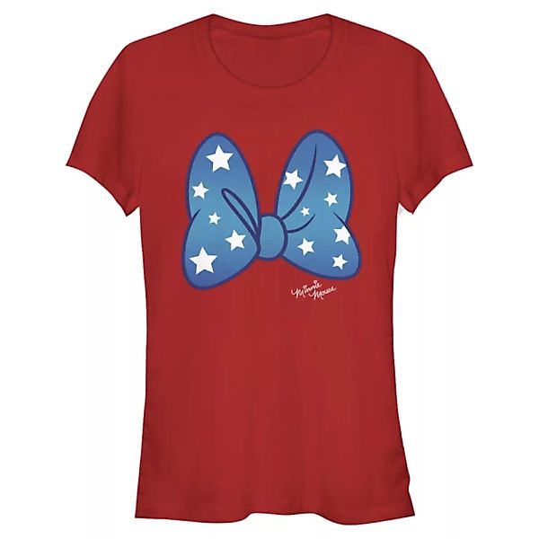Disney - Micky Maus - Minnie Maus Stars Bow - Frauen T-Shirt günstig online kaufen