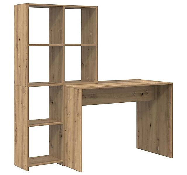 vidaXL Schreibtisch Schreibtisch Artisan-Eiche 138,5 x 55 x 143 cm Holzwerk günstig online kaufen