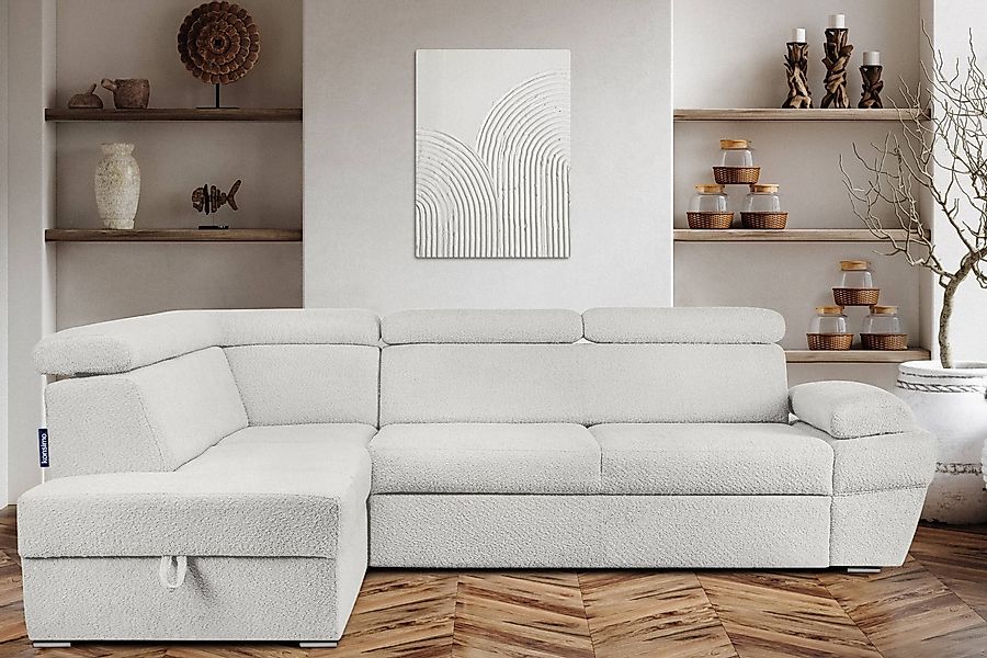 KONSIMO® Ecksofa RATLO Ecksofa, mit Bettfunktion günstig online kaufen