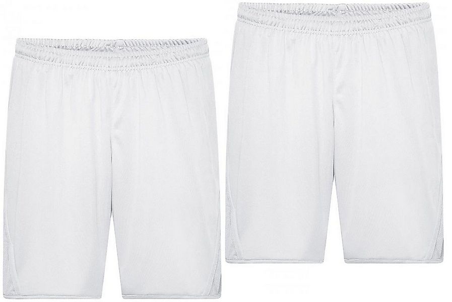 James & Nicholson Funktionsshorts Doppelpack Funktionelle Herren Teamshorts günstig online kaufen