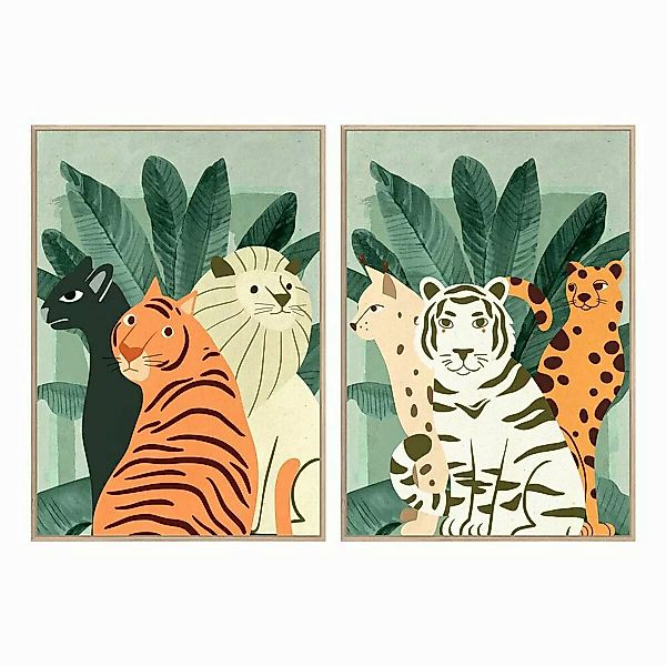 Bild Dkd Home Decor Tropical Tiere (83 X 4,5 X 123 Cm) (2 Stück) günstig online kaufen