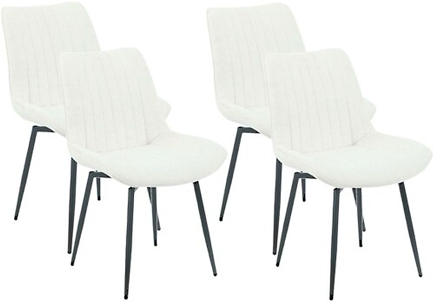 HELA 4-Fußstuhl »NEWPORT« (Set) 4 Stk.4-Fuß,XL-Sitzbreite,360°drehbar,Rundr günstig online kaufen