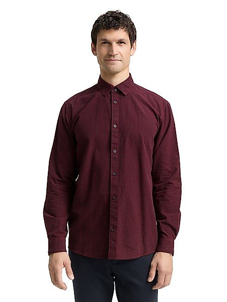 TOM TAILOR Langarmhemd mit Karomuster günstig online kaufen