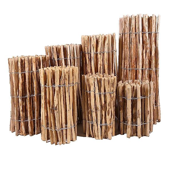 Home4Living Staketenzaun Staketenzäune 5m Holzzaun Teichumrandung günstig online kaufen