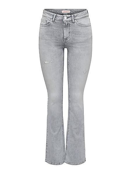 ONLY Bootcut-Jeans ONLBLUSH MID WAIST FLARED DNM REA1099 mit dezentem Used- günstig online kaufen
