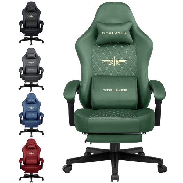 GTPLAYER Gaming-Stuhl Stoff Gaming Chair Ergonomisch günstig online kaufen
