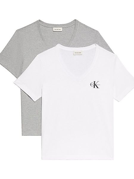 Calvin Klein Jeans T-Shirt MONOLOGO VNK 2PACK TEE (Packung, 2-tlg., 2er-Pac günstig online kaufen