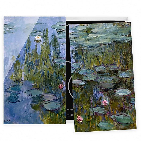 2-teilige Herdabdeckplatte Glas Kunstdruck Claude Monet - Seerosen (Nymphea günstig online kaufen