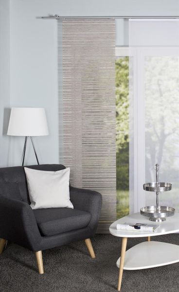 HOME Wohnideen Schiebevorhang   ¦ beige ¦ Maße (cm): B: 60 H: 245 Gardinen günstig online kaufen