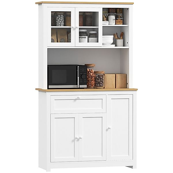 HOMCOM Küchenbuffet Küchenschrank mit Schublade, Mehrzweckschrank günstig online kaufen