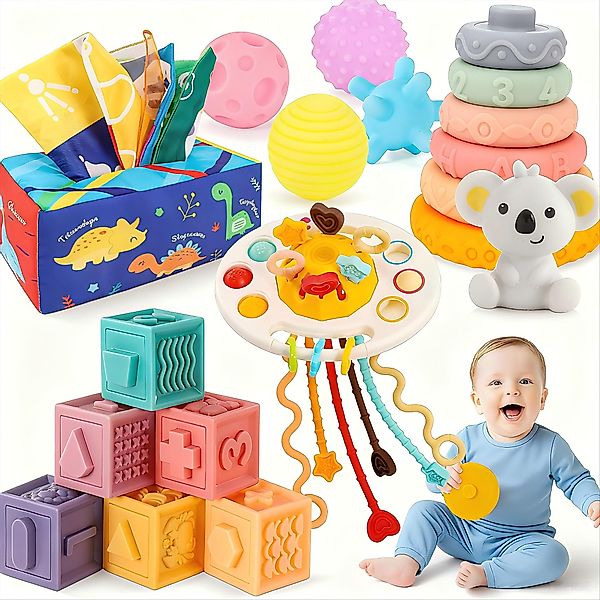 POPOLIC Lernspielzeug Montessori Spielzeug Baby 6 günstig online kaufen