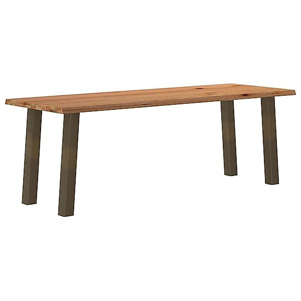 vidaXL Esstisch Esstisch mit Baumkanten 220x80x74 günstig online kaufen