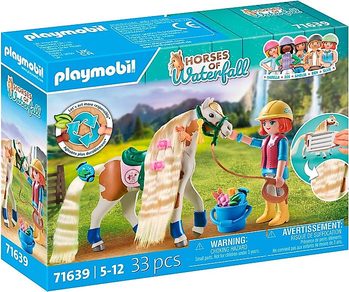 Playmobil® Ellie & Pferd mit Kreppeisen (71639), Horses of Waterfall Konstr günstig online kaufen