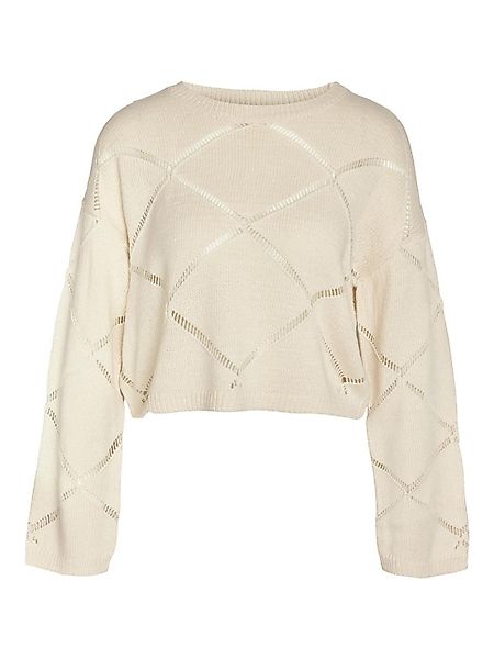 Noisy may Strickpullover June (1-tlg) Lochmuster günstig online kaufen