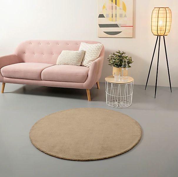 my home Teppich Shirley, handgewebter Viskose-Teppich, farblich changierend günstig online kaufen