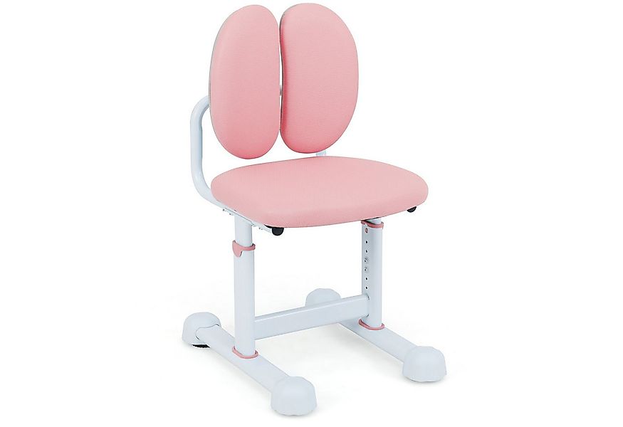 COSTWAY Kinderstuhl, höhenverstellbarer Schreibtischstuhl mit Rückenstütze günstig online kaufen