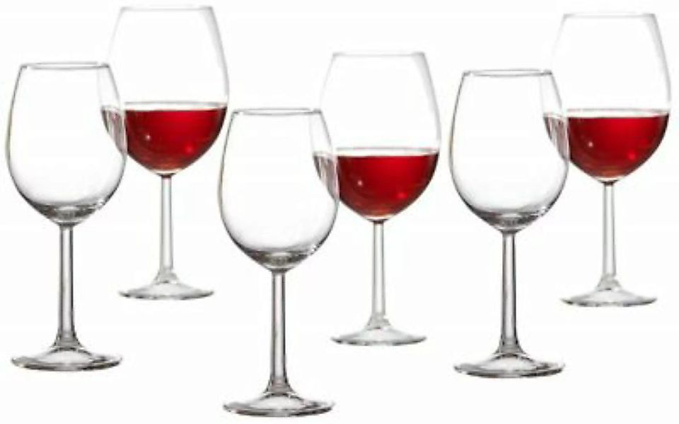 Ritzenhoff & Breker Rotweingläser 6er Set Vio 570 ml Kelch Glas Transparent günstig online kaufen
