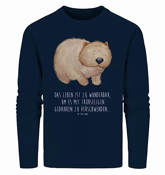 Mr. & Mrs. Panda Longpullover Größe L Wombat - French Navy - Geschenk, Pull günstig online kaufen