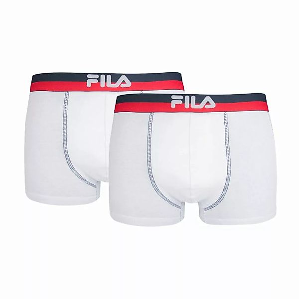 FILA Herren Boxer Shorts - Logobund, Urban, Cotton Stretch, einfarbig günstig online kaufen