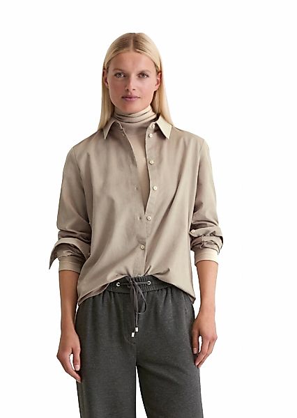 Marc OPolo Langarmbluse "aus Organic-Cotton-Viskose-Mix" günstig online kaufen