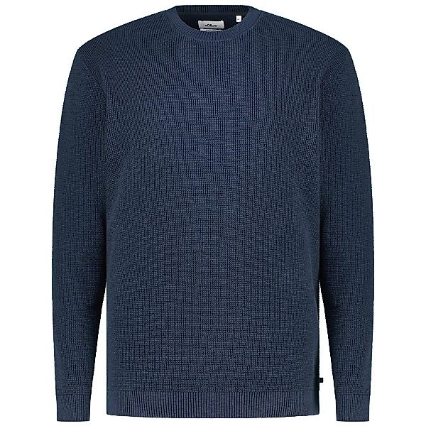 s.Oliver Pullover aus Baumwolle Farbe blau Größe: 4XL günstig online kaufen