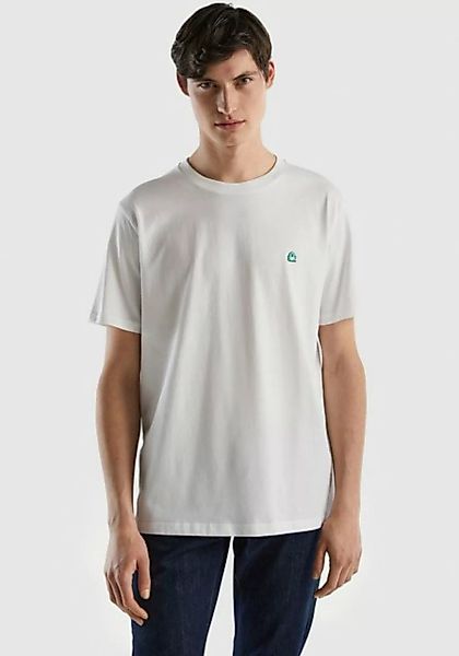 United Colors of Benetton T-Shirt mit Label-Badge günstig online kaufen