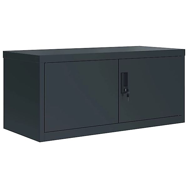 vidaXL Aktenschrank Anthrazit 90x40x40 cm Stahl günstig online kaufen