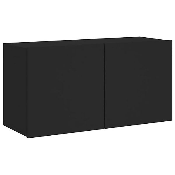 vidaXL TV-Schrank TV-Wandschrank Schwarz 80x30x41 cm günstig online kaufen